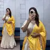 VT 01 Soft Chinon Silk With Designer Lehenga With Blouse Dupatta Bulk Orders In India